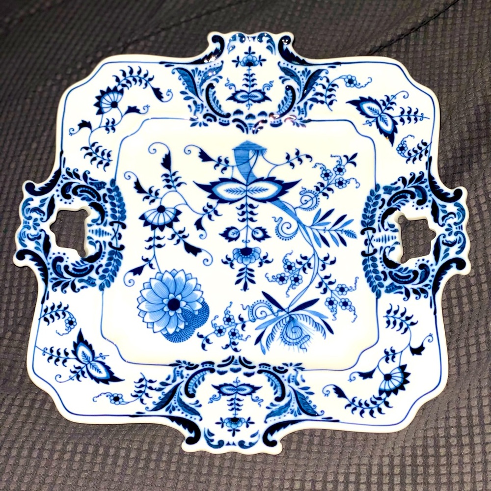 Hand painted Japanese tray